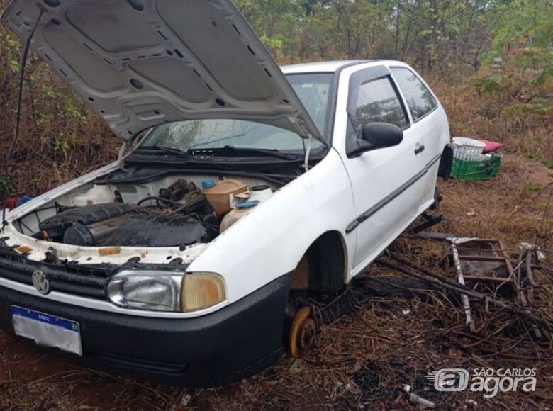 Gol furtado é localizado na área rural de São Carlos - Crédito: Divulgação