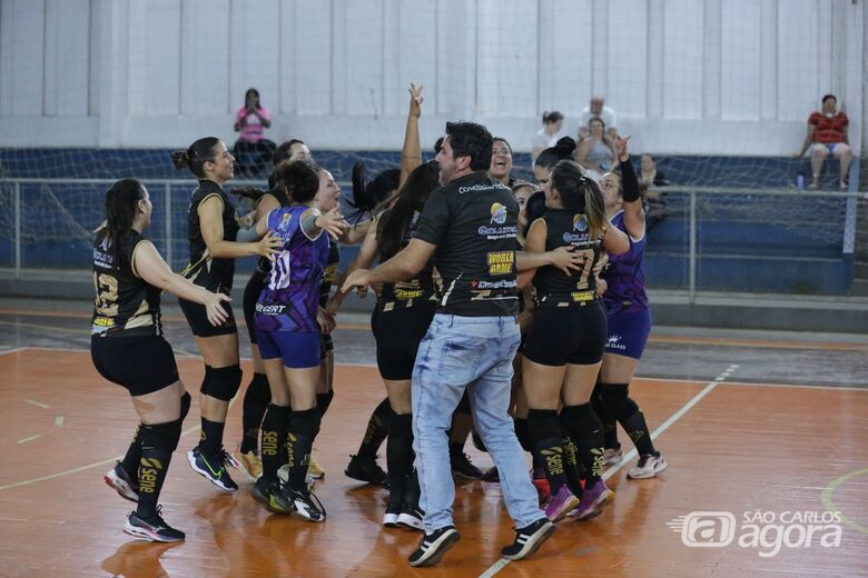 Jogadoras do Golden fazem a festa após garantirem presença na final da série Prata da Copa AVS/Smec - Crédito: Zé_Photografy