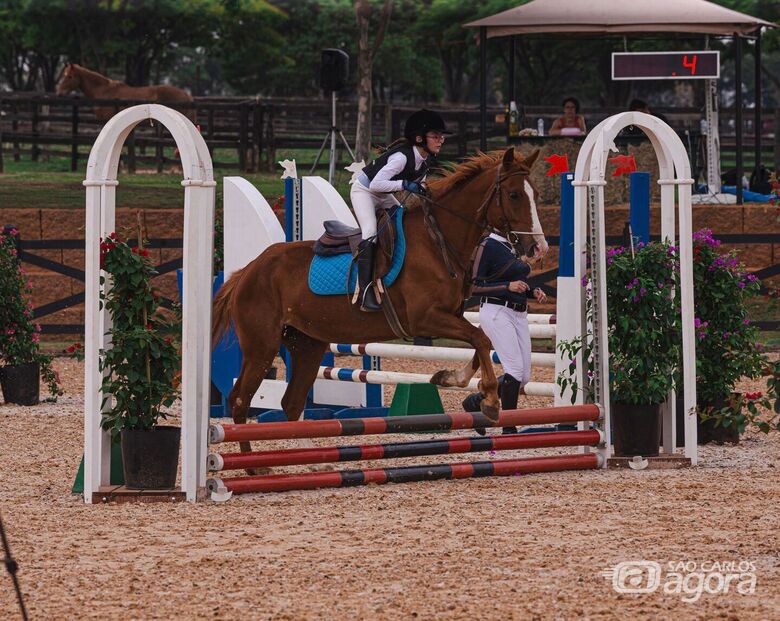 Equipe são-carlense fez bonito na Copa Larissa de Hipismo - Crédito: Divulgação