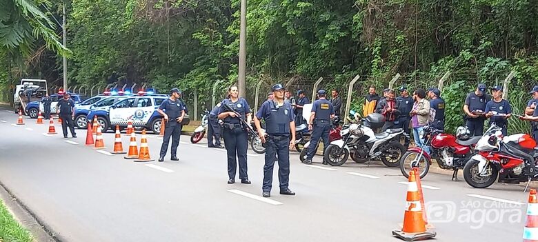 Guarda Municipal realiza operação de fiscalização de motocicletas - 