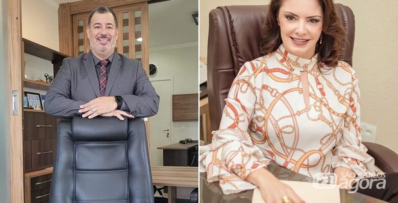 Alex Pádua e Andrea Valdevite concorren à presidência da OAB - Crédito: arquivo pessoal