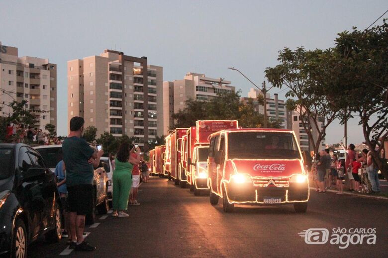 Caravana de Natal Coca-Cola - Crédito: arquivo