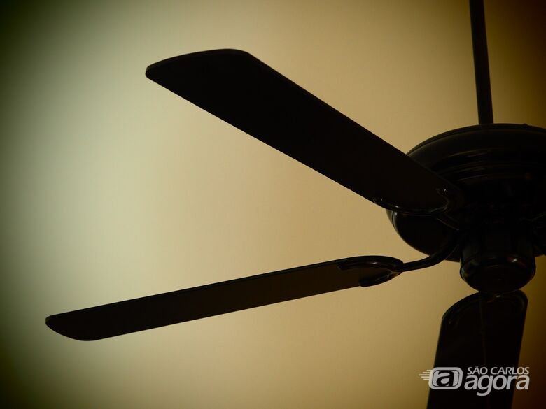 Ventilador de teto - Crédito: Pixabay