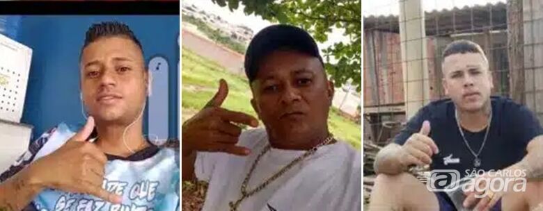 Três homens são mortos a tiros em cidade da região - 