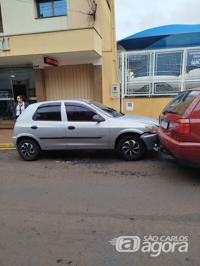 Tentativa de furto termina em colisão no Centro  - 