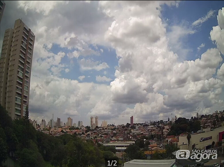 Tempo muda e São Carlos pode ter chuva nas próximas horas  - 