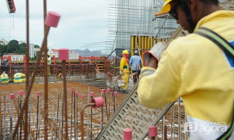 Trabalhador da construção civil - Crédito: Agência Brasil