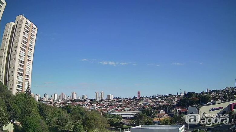 Não há previsão de chuva pelo menos até quarta-feira  - 