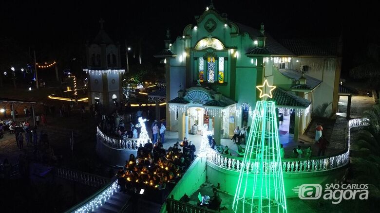 Santuário da Babilônia decorado para o Natal - Crédito: divulgação