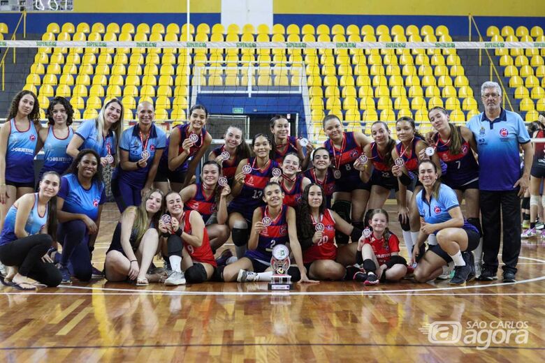 Equipe infantil comemora a conquista do vice na série Bronze da APV - Crédito: Zé_Photografy