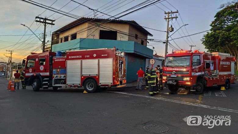 Corpo de Bombeiros atendeu a ocorrência - Crédito: Maycon Maximino