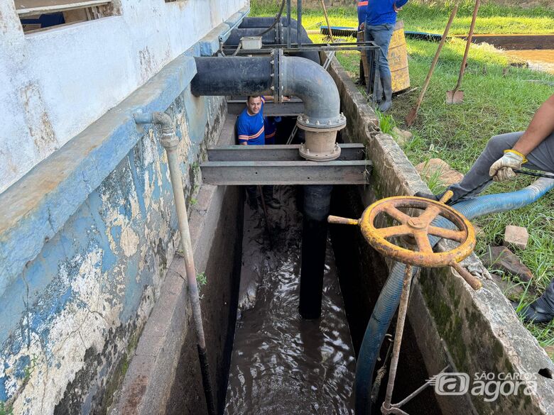 Autarquia iniciou manutenção na captação do Espraiado - 