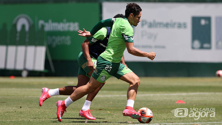 Raphael Veiga deve ser uma das novidades do Palmeiras em Bauru - Crédito: Cesar Greco/Palmeiras/by Canon