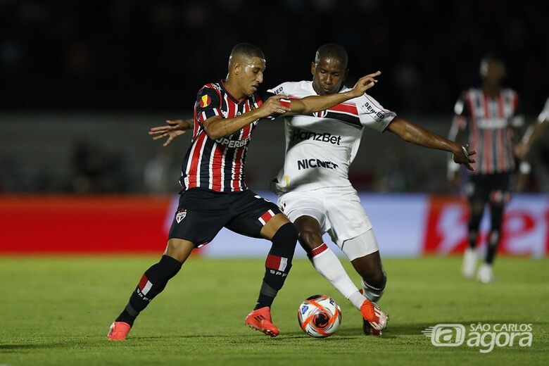 Em um jogo fraco em emoções, Botafogo e São Paulo não saíram do zero - Crédito: Miguel Schincariol/Saopaulofc.net