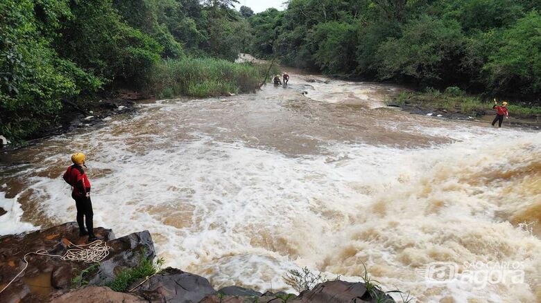 Local onde jovem desapareceu - Crédito: arquivo