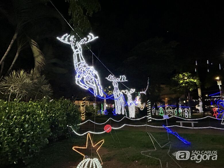 Natal de luzes Ibaté - Crédito: Divulgação 