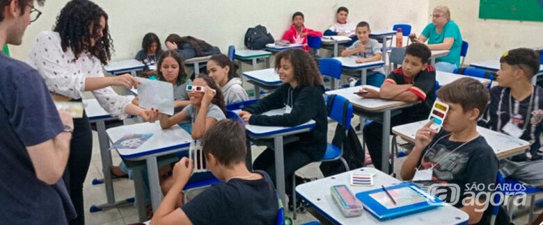 Ação na Escola Orlando Pérez – São Carlos - Foto: Divulgação/Assessoria de Comunicação do IFSC - 