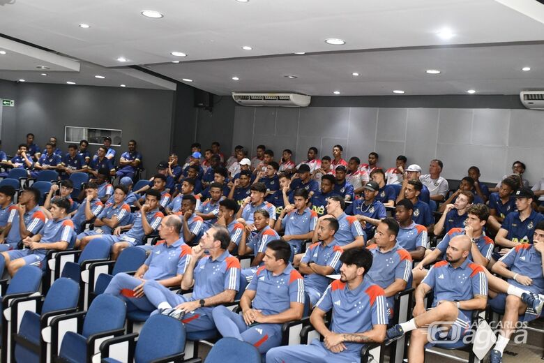 Atletas da Copinha participam de palestra sobre integridade esportiva - Crédito: Divulgação