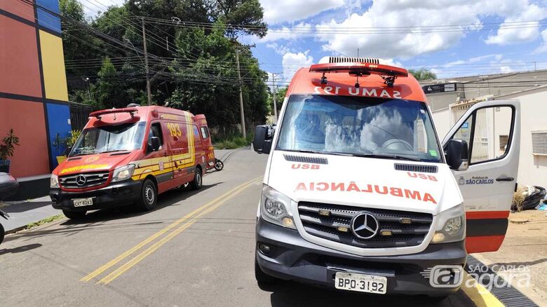 Trabalhador foi transportado em estado grave à Santa Casa com traumatismo craniano - Crédito: Maycon Maximino