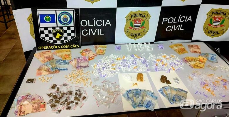 Dupla é presa em flagrante com grande quantidade de drogas - 