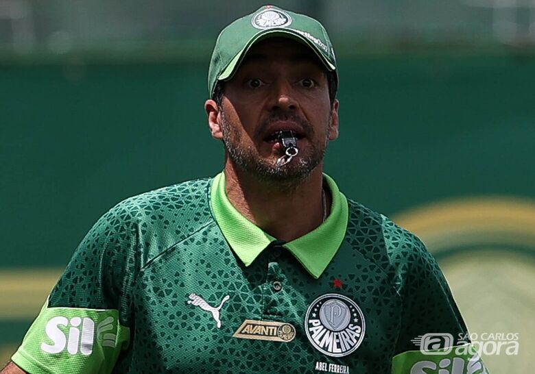 Abel Ferreira deve mandar a campo a equipe que considera titular para encarar o Timão - Crédito: Cesar Greco/Palmeiras/by Canon