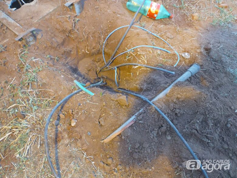 Reservatório do CDHU foi alvo de furto e população pode ser afetada - Crédito: Divulgação