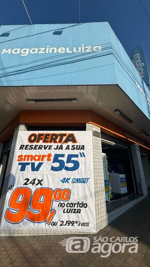 Smart TV de 55" com Tela de Cinema por R$ 99,00 mensais somente nesta segunda no Magalu -