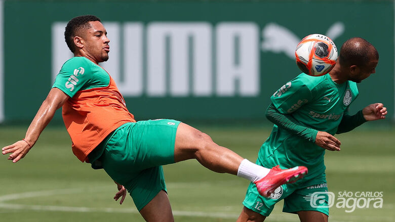 Vitor Roque está confirmado no ataque palmeirense para o primeiro jogo da final do Paulistão - Crédito: Cesar Greco/Palmeiras/by Canon