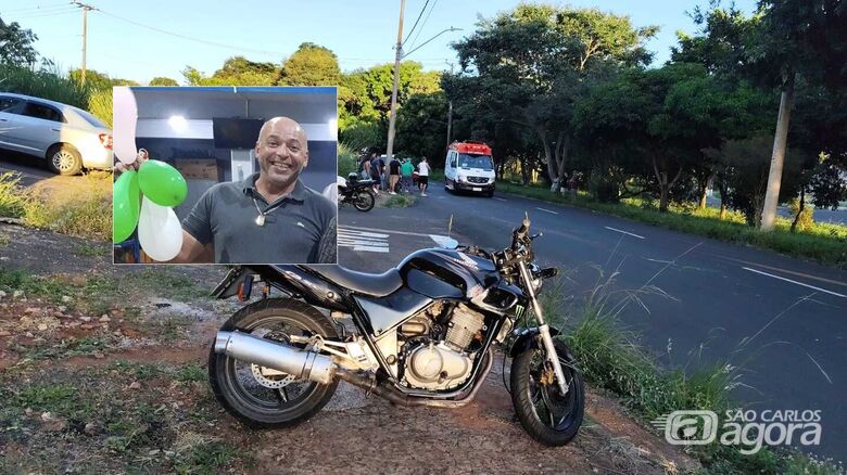 Local do acidente e Alan no detalhe - Crédito: arquivo