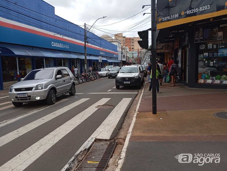 Região do Calçadão em São Carlos - Crédito: divulgaçãoi