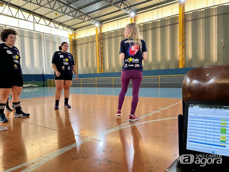 Jogadoras fazem testes no início da temporada: metas ambiciosas em 2025 - Crédito: Divulgação