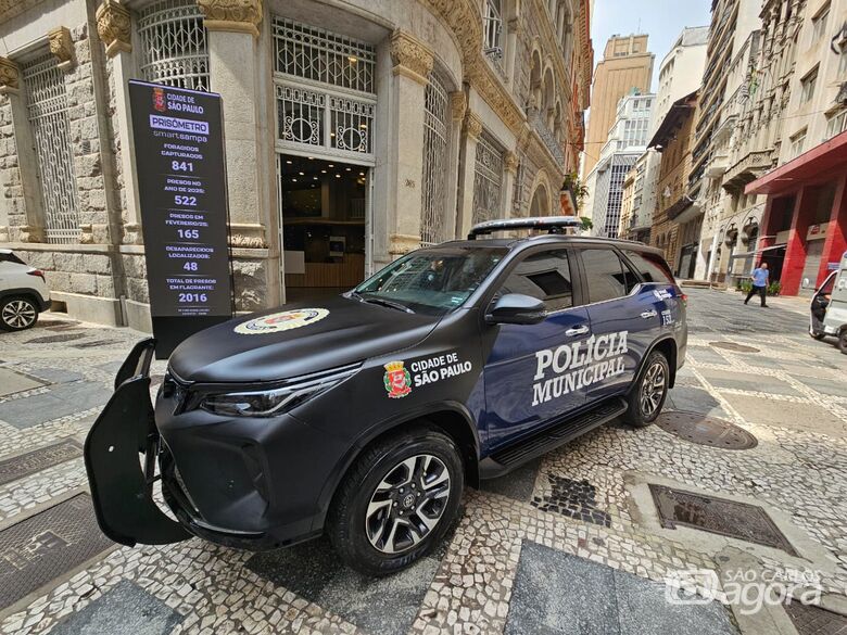 Viatura da Polícia Municipal de SP - Crédito: divulgação