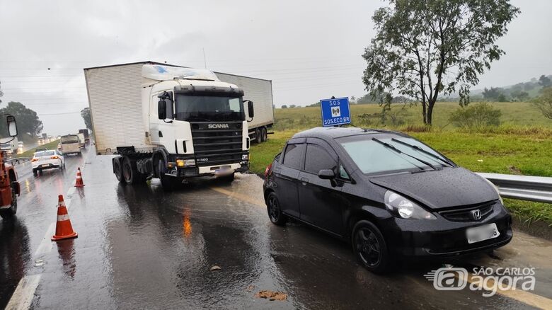 Local do acidente - Crédito: Maycon Maximino