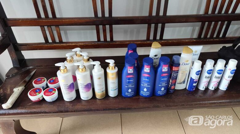 Produtos apreendidos pela GCM - Crédito: Maycon Maximino