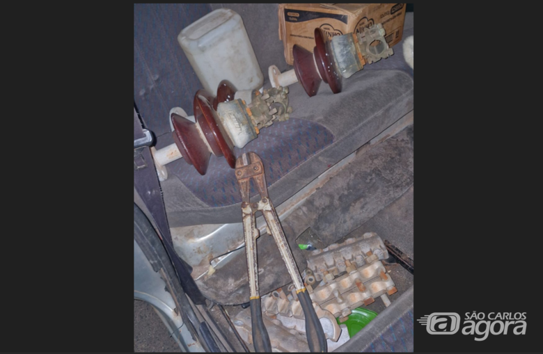 Produtos que seriam furtados, foram apreendidos na CPJ - Crédito: Divulgação