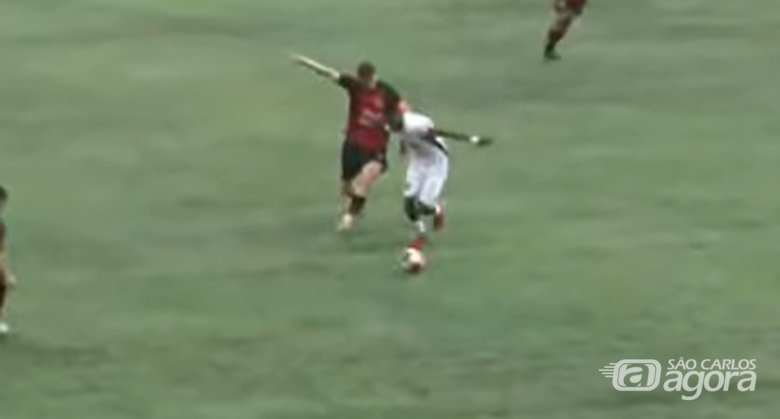 Em um jogo bem disputado, São Carlos empatou com o Flamengo - Crédito: Reprodução