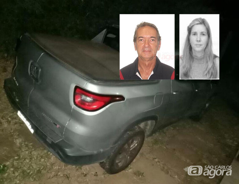 Carro onde as vítimas foram encontradas - Crédito: Flavio Fernandes