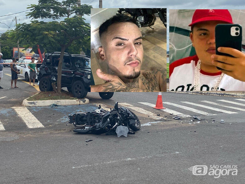 Dois jovens morrem após colisão entre moto e carro - Crédito: Flavio Fernandes