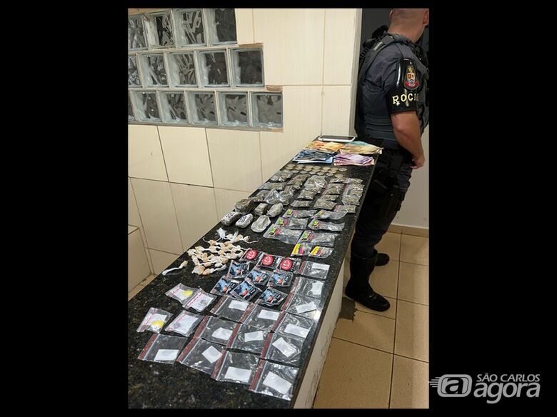 Drogas apreendidas - Crédito: Maycon Maximino