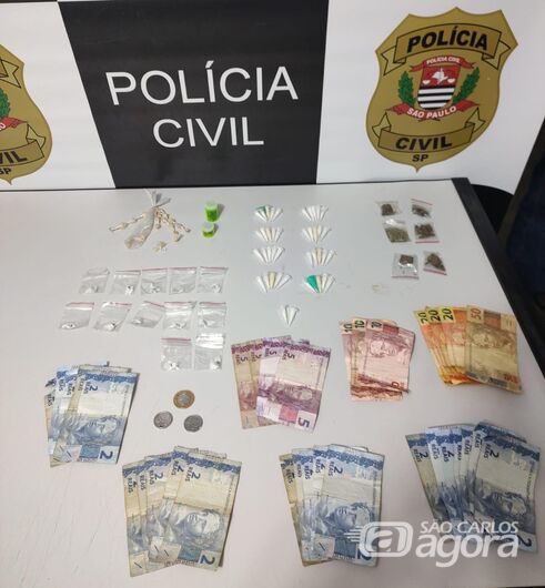 Trio é preso em flagrante por tráfico de drogas em São Carlos -