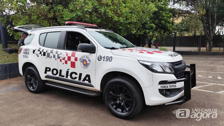 Beneficiado por saidinha temporária é detido pela Força Tática na Vila Jacobucci - Crédito: Maycon Maximino