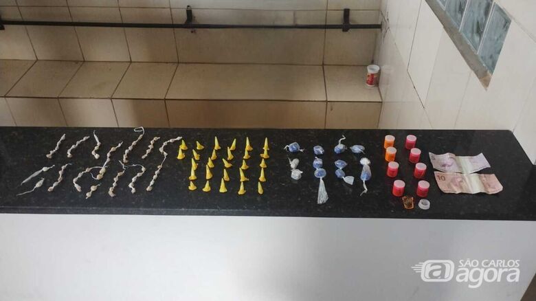 A droga foi apreendida e recolhida na CPJ - Crédito: Maycon Maximino