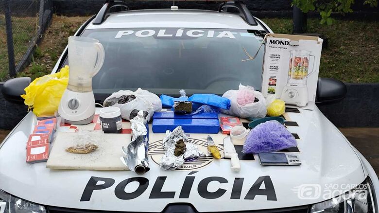 Droga que estava em poder do acusado foi apreendida - Crédito: Maycon Maximino