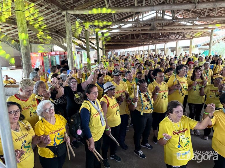 7ª Mega Jornada da Capoterapia reúne mais de 780 idosos em São Carlos - Crédito: Divulgação