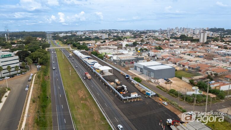Obra de ampliação da SP-310 em São Carlos entra em uma nova fase -