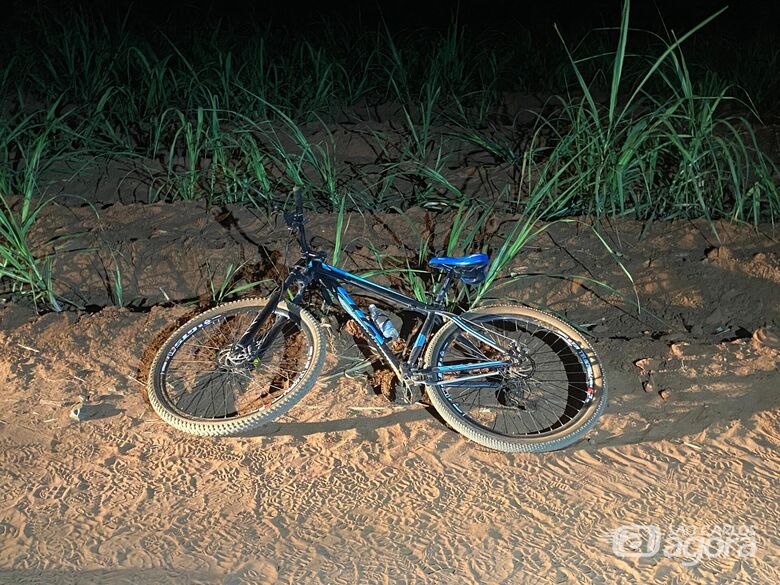 Bicicleta utilizada pela vítima - Crédito: Flávio Fernandes