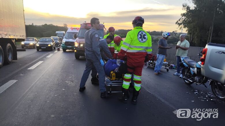 Local do acidente - Crédito: Maycon Maximino