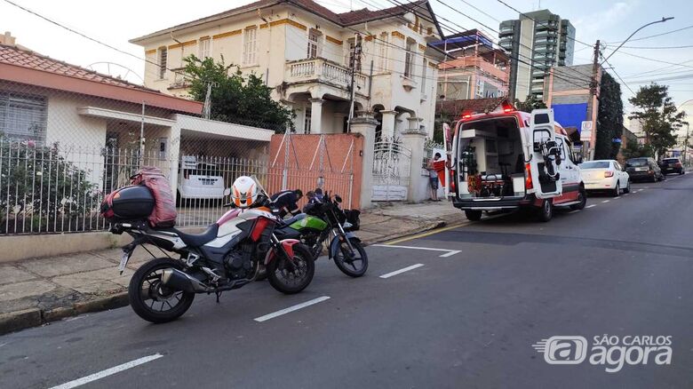 Acidente deixa motoboy ferido no Centro - Crédito: Maycon Maximino