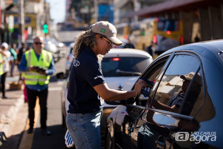 Blitz foi realizada no Centro -