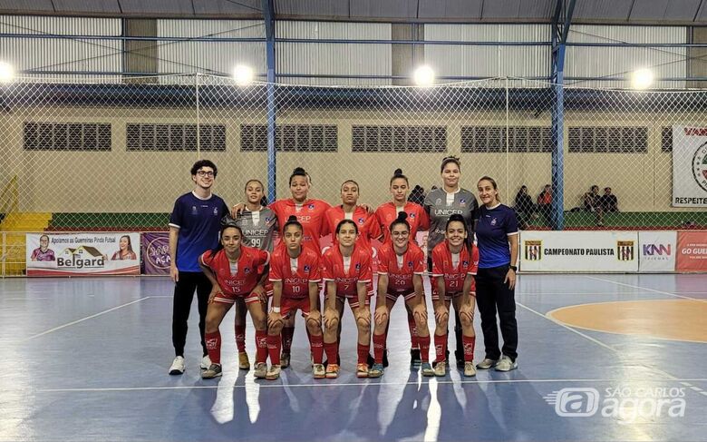 ASF São Carlos sub20 começou o Paulista com um amargo revés - Crédito: Divulgação